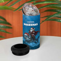 Merry Sharkmas 4 in 1 Can Cooler Tumbler I Am Dreaming Of A Great White Christmas - Wonder Print Shop