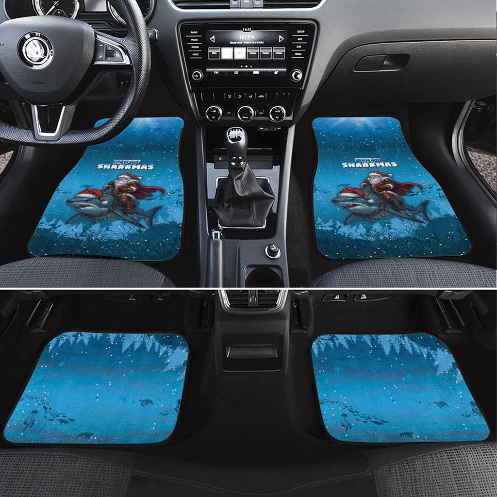 Merry Sharkmas Car Mats I Am Dreaming Of A Great White Christmas - Wonder Print Shop