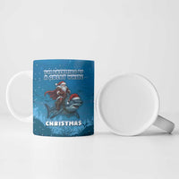 Merry Sharkmas Ceramic Mug I Am Dreaming Of A Great White Christmas - Wonder Print Shop