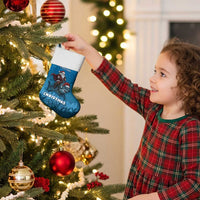 Merry Sharkmas Christmas Stocking I Am Dreaming Of A Great White Christmas - Wonder Print Shop