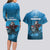 Merry Sharkmas Couples Matching Long Sleeve Bodycon Dress and Hawaiian Shirt I Am Dreaming Of A Great White Christmas - Wonder Print Shop