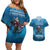 Merry Sharkmas Couples Matching Off Shoulder Short Dress and Hawaiian Shirt I Am Dreaming Of A Great White Christmas - Wonder Print Shop
