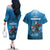 Merry Sharkmas Couples Matching Off The Shoulder Long Sleeve Dress and Hawaiian Shirt I Am Dreaming Of A Great White Christmas - Wonder Print Shop