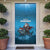 Merry Sharkmas Door Cover I Am Dreaming Of A Great White Christmas - Wonder Print Shop