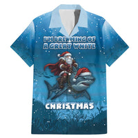 Merry Sharkmas Family Matching Mermaid Dress and Hawaiian Shirt I Am Dreaming Of A Great White Christmas - Wonder Print Shop