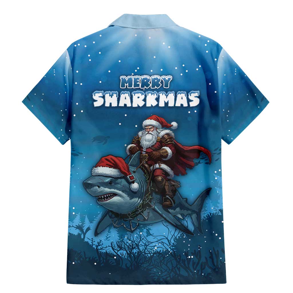Merry Sharkmas Family Matching Mermaid Dress and Hawaiian Shirt I Am Dreaming Of A Great White Christmas - Wonder Print Shop