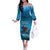 Merry Sharkmas Family Matching Off The Shoulder Long Sleeve Dress and Hawaiian Shirt I Am Dreaming Of A Great White Christmas - Wonder Print Shop