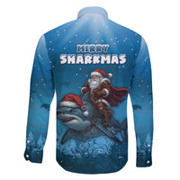 Merry Sharkmas Family Matching Off Shoulder Maxi Dress and Hawaiian Shirt I Am Dreaming Of A Great White Christmas - Wonder Print Shop