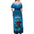 Merry Sharkmas Family Matching Off Shoulder Maxi Dress and Hawaiian Shirt I Am Dreaming Of A Great White Christmas - Wonder Print Shop