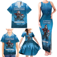 Merry Sharkmas Family Matching Tank Maxi Dress and Hawaiian Shirt I Am Dreaming Of A Great White Christmas - Wonder Print Shop