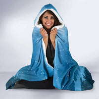Merry Sharkmas Hooded Blanket I Am Dreaming Of A Great White Christmas - Wonder Print Shop