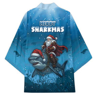 Merry Sharkmas Kimono I Am Dreaming Of A Great White Christmas - Wonder Print Shop