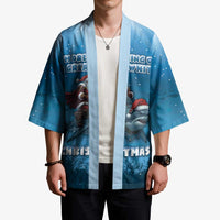 Merry Sharkmas Kimono I Am Dreaming Of A Great White Christmas - Wonder Print Shop