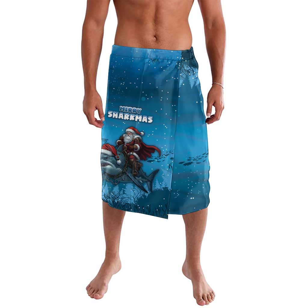 Merry Sharkmas Lavalava I Am Dreaming Of A Great White Christmas - Wonder Print Shop