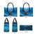 Merry Sharkmas Leather Bag I Am Dreaming Of A Great White Christmas - Wonder Print Shop