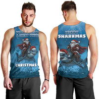 Merry Sharkmas Men Tank Top I Am Dreaming Of A Great White Christmas - Wonder Print Shop
