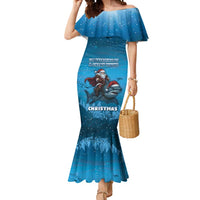 Merry Sharkmas Mermaid Dress I Am Dreaming Of A Great White Christmas - Wonder Print Shop