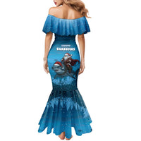Merry Sharkmas Mermaid Dress I Am Dreaming Of A Great White Christmas - Wonder Print Shop