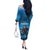 Merry Sharkmas Off The Shoulder Long Sleeve Dress I Am Dreaming Of A Great White Christmas - Wonder Print Shop