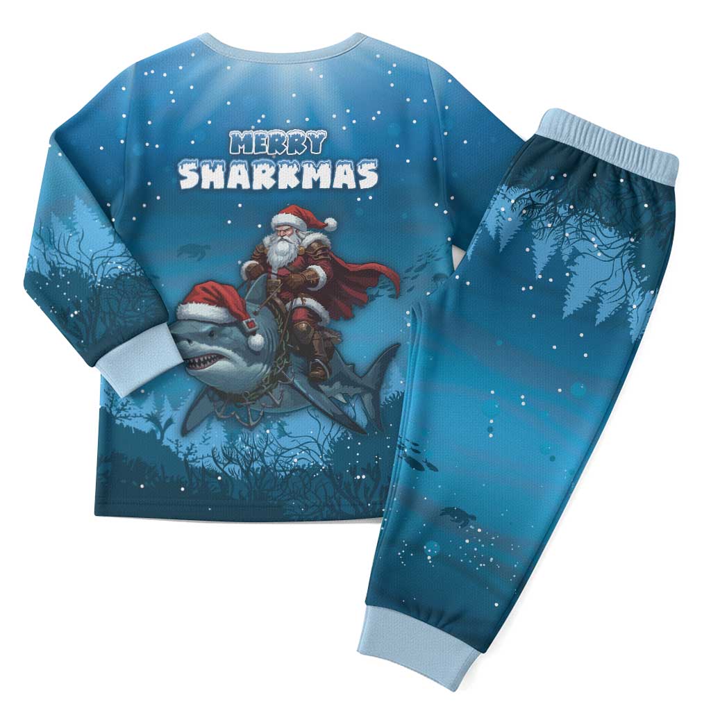 Merry Sharkmas Christmas Pajama Set I Am Dreaming Of A Great White Christmas - Wonder Print Shop