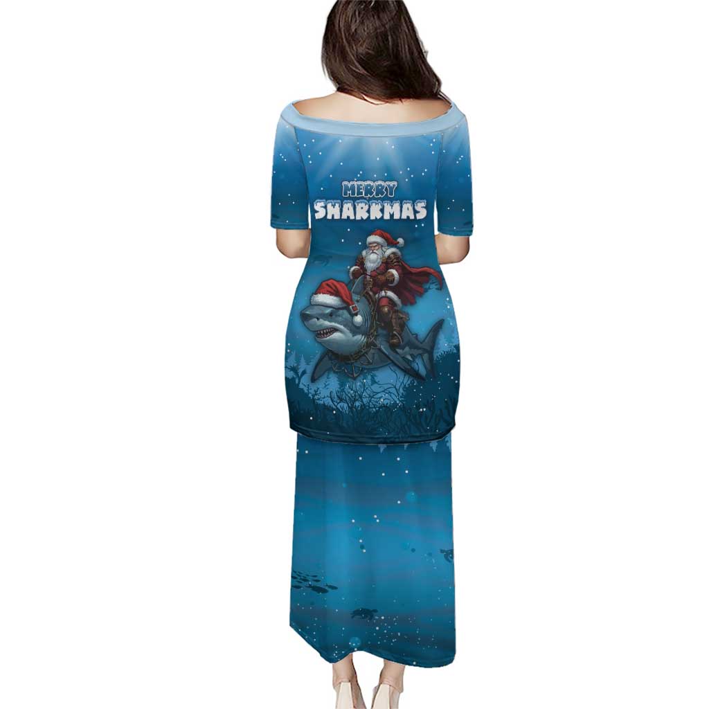 Merry Sharkmas Puletasi I Am Dreaming Of A Great White Christmas - Wonder Print Shop