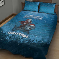 Merry Sharkmas Quilt Bed Set I Am Dreaming Of A Great White Christmas - Wonder Print Shop
