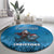 Merry Sharkmas Round Carpet I Am Dreaming Of A Great White Christmas - Wonder Print Shop