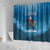 Merry Sharkmas Shower Curtain I Am Dreaming Of A Great White Christmas - Wonder Print Shop