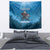 Merry Sharkmas Tapestry I Am Dreaming Of A Great White Christmas - Wonder Print Shop