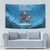 Merry Sharkmas Tapestry I Am Dreaming Of A Great White Christmas - Wonder Print Shop