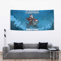 Merry Sharkmas Tapestry I Am Dreaming Of A Great White Christmas - Wonder Print Shop