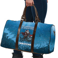 Merry Sharkmas Travel Bag I Am Dreaming Of A Great White Christmas - Wonder Print Shop