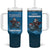 Merry Sharkmas Tumbler With Handle I Am Dreaming Of A Great White Christmas - Wonder Print Shop
