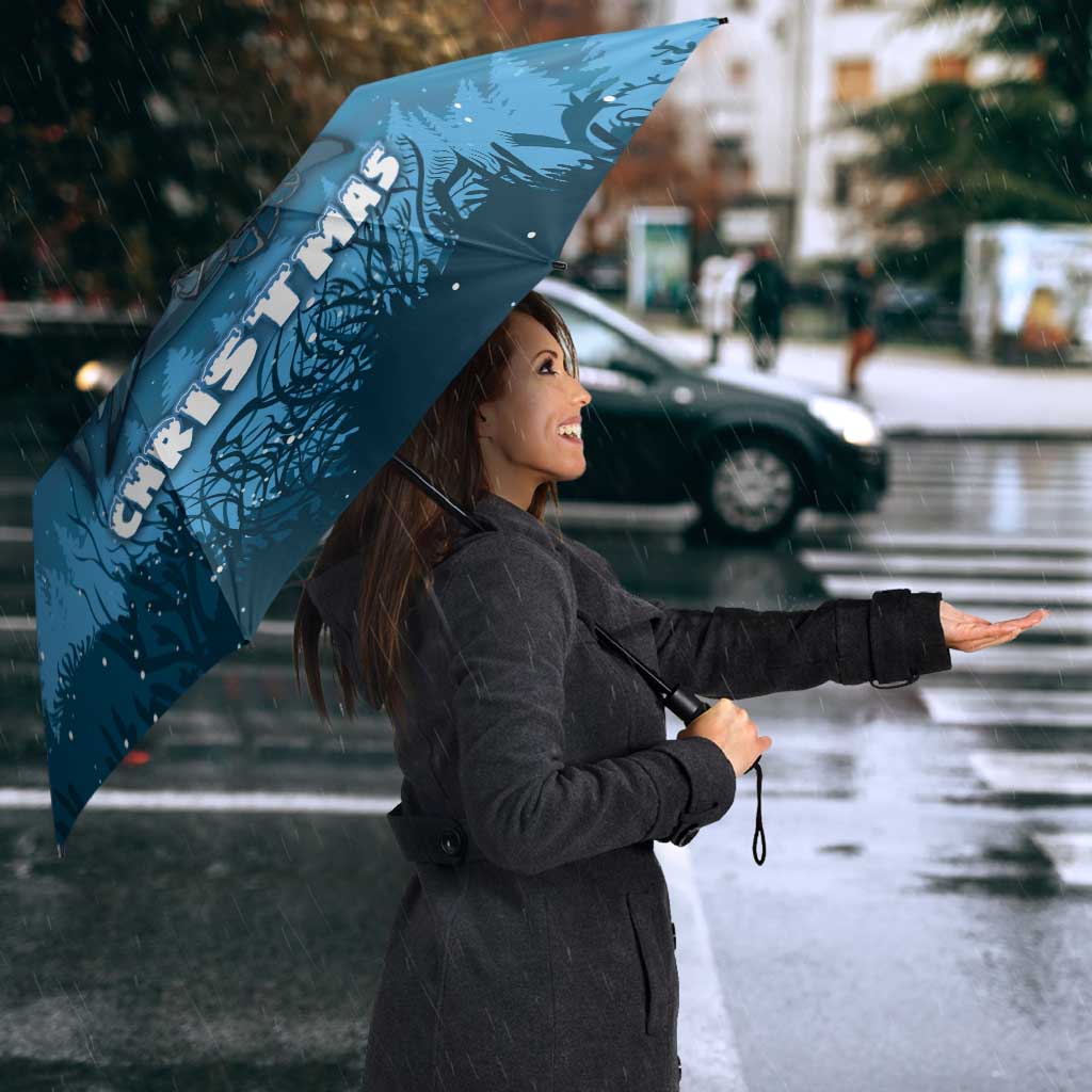 Merry Sharkmas Umbrella I Am Dreaming Of A Great White Christmas - Wonder Print Shop