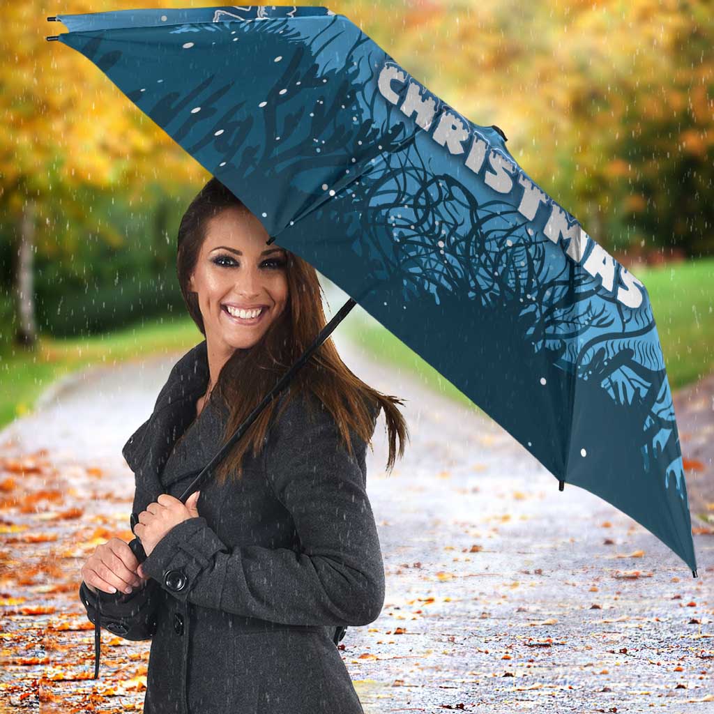 Merry Sharkmas Umbrella I Am Dreaming Of A Great White Christmas - Wonder Print Shop