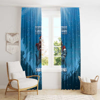 Merry Sharkmas Window Curtain I Am Dreaming Of A Great White Christmas - Wonder Print Shop