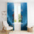 Merry Sharkmas Window Curtain I Am Dreaming Of A Great White Christmas - Wonder Print Shop