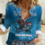 Merry Sharkmas Women Casual Shirt I Am Dreaming Of A Great White Christmas - Wonder Print Shop