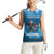 Merry Sharkmas Women Sleeveless Polo Shirt I Am Dreaming Of A Great White Christmas - Wonder Print Shop