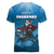 Merry Sharkmas Women V-Neck T-Shirt I Am Dreaming Of A Great White Christmas - Wonder Print Shop