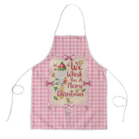 We Whisk You A Merry Christmas Apron Cute Style - Wonder Print Shop