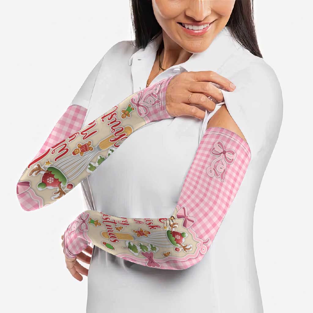 We Whisk You A Merry Christmas Arm Sleeves Cute Style - Wonder Print Shop