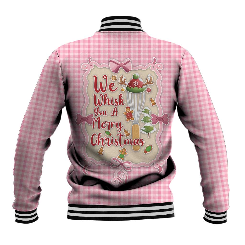 We Whisk You A Merry Christmas Baseball Jacket Cute Style - Wonder Print Shop