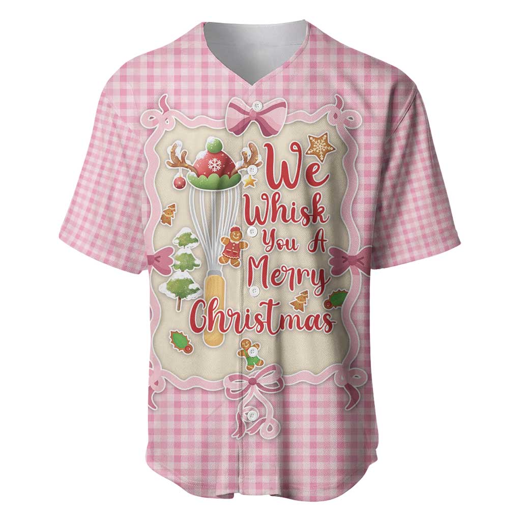 We Whisk You A Merry Christmas Baseball Jersey Cute Style - Wonder Print Shop