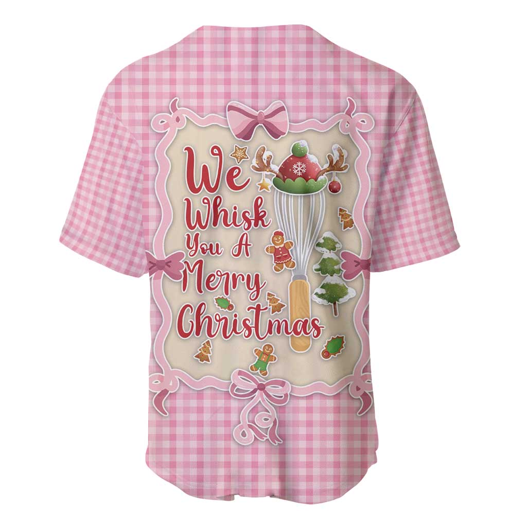 We Whisk You A Merry Christmas Baseball Jersey Cute Style - Wonder Print Shop