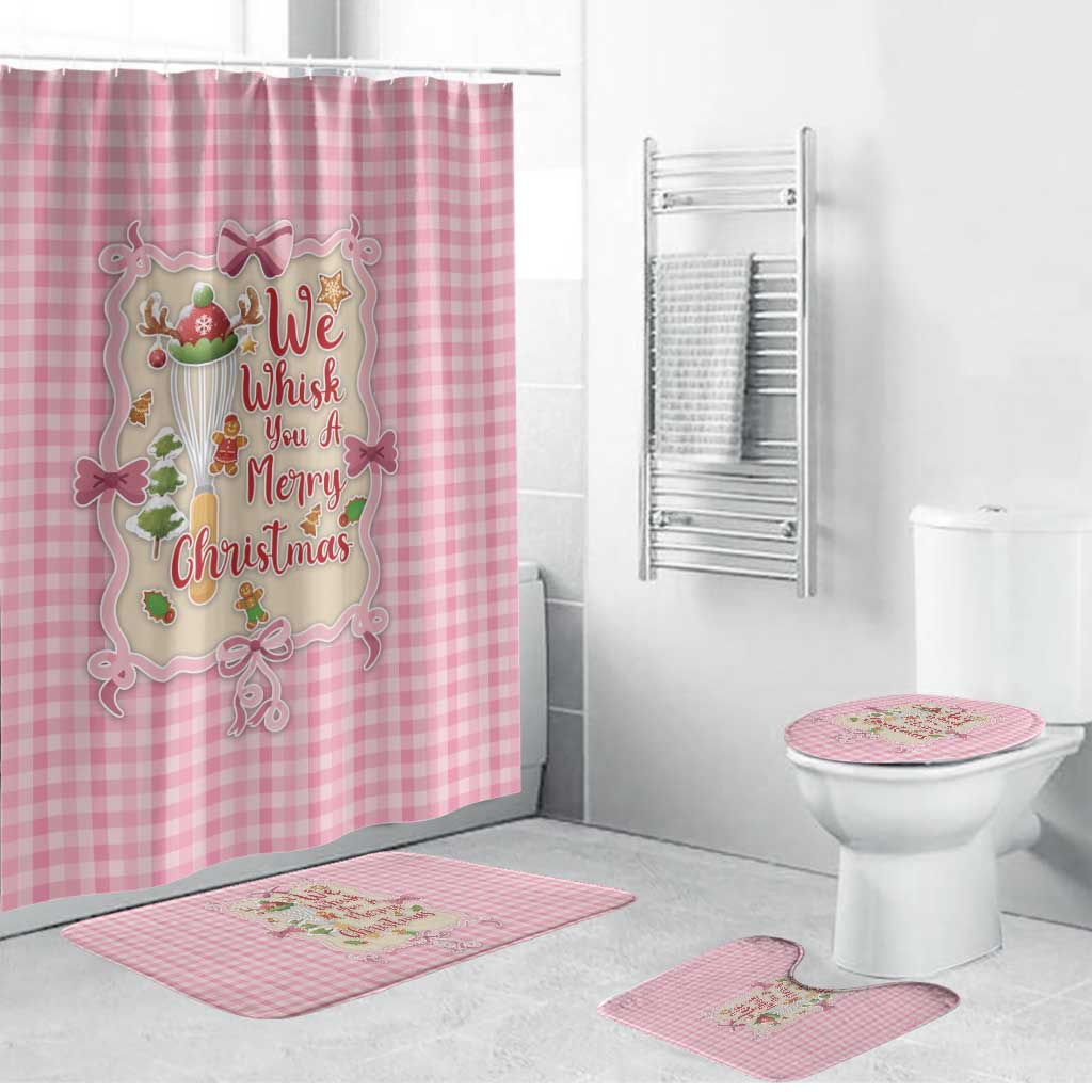 We Whisk You A Merry Christmas Bathroom Set Cute Style - Wonder Print Shop
