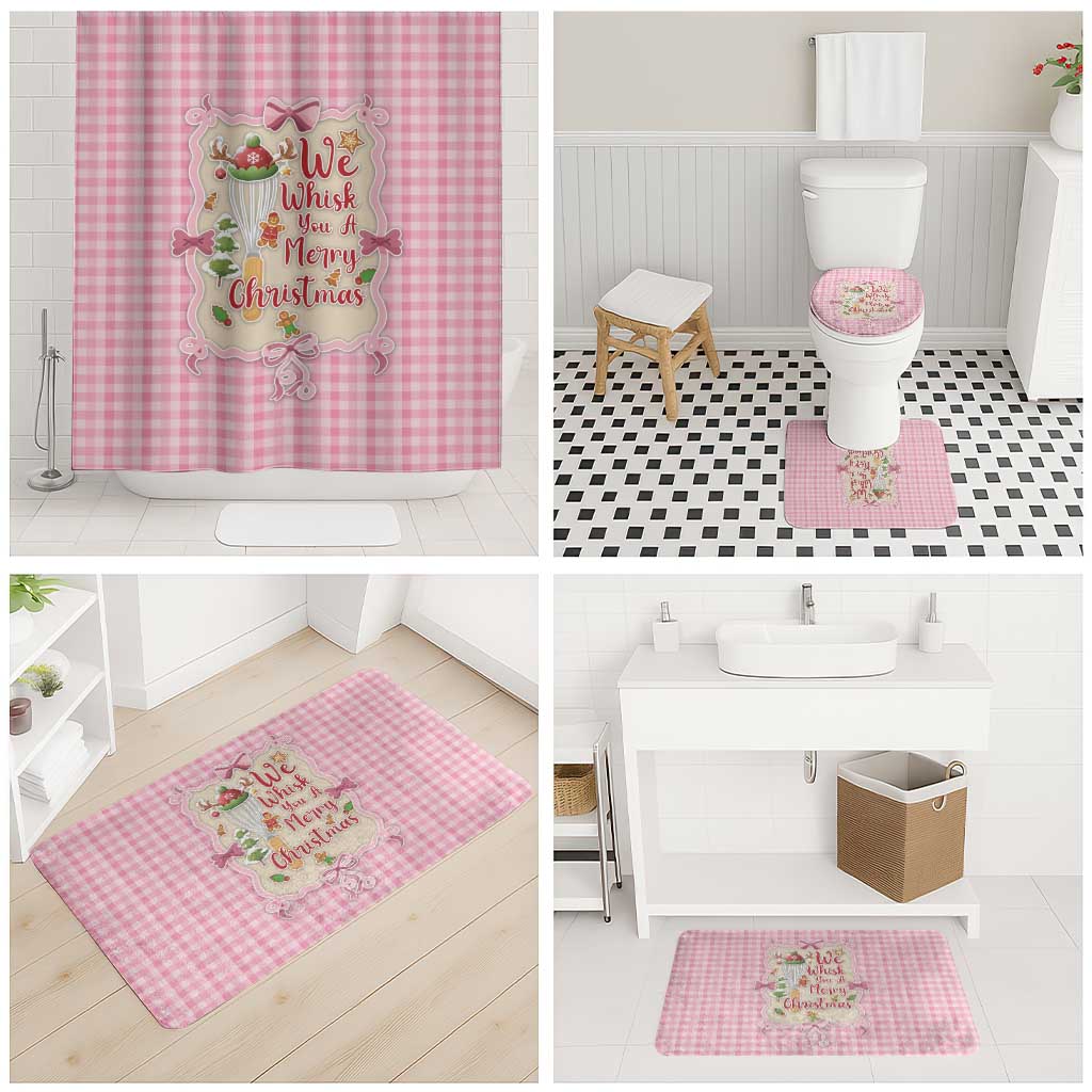 We Whisk You A Merry Christmas Bathroom Set Cute Style - Wonder Print Shop