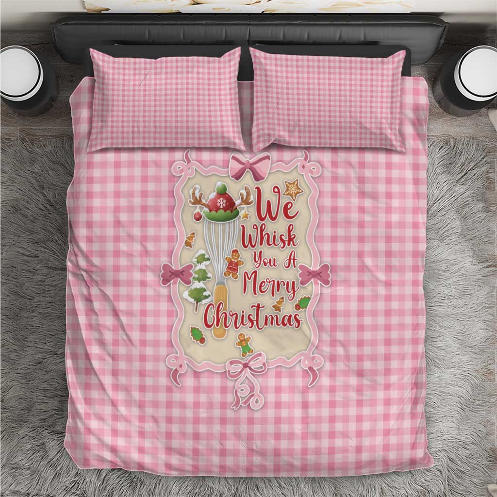 We Whisk You A Merry Christmas Bedding Set Cute Style - Wonder Print Shop