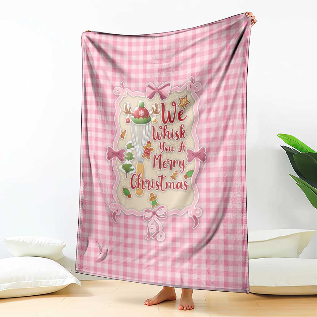 We Whisk You A Merry Christmas Blanket Cute Style - Wonder Print Shop