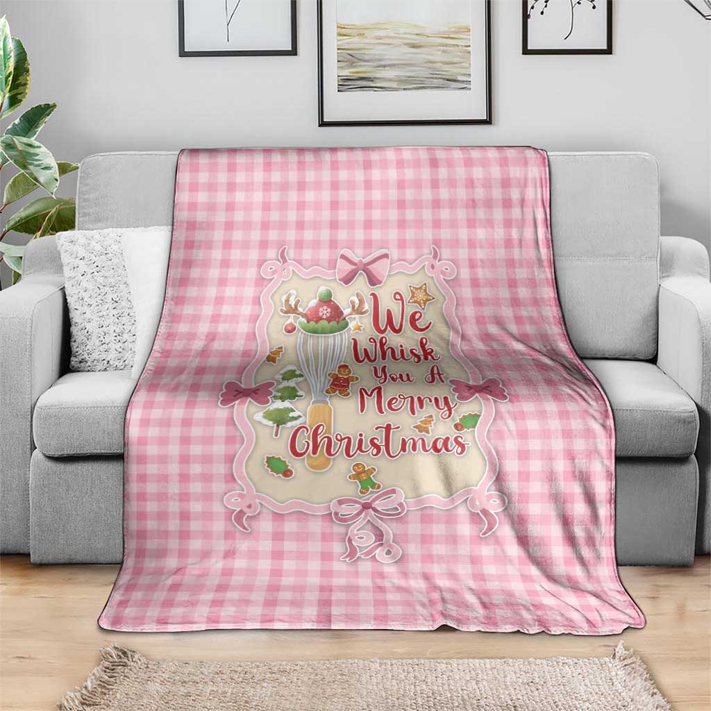 We Whisk You A Merry Christmas Blanket Cute Style - Wonder Print Shop